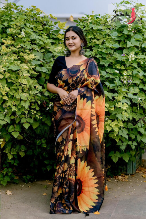 Sunflower Saree