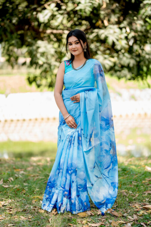 Sea beach | Tangail Silk Saree