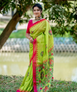 Lemon Sundori  | Tangail Silk Saree