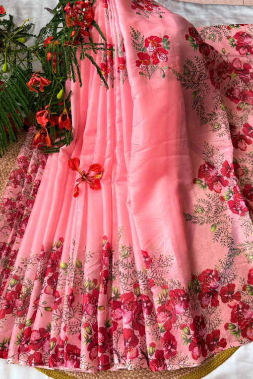 Krishnochura Embroidery |  Tangail Silk Saree