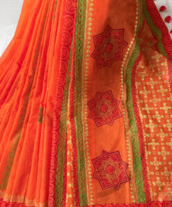 Komola | Handwork Blockprint Saree
