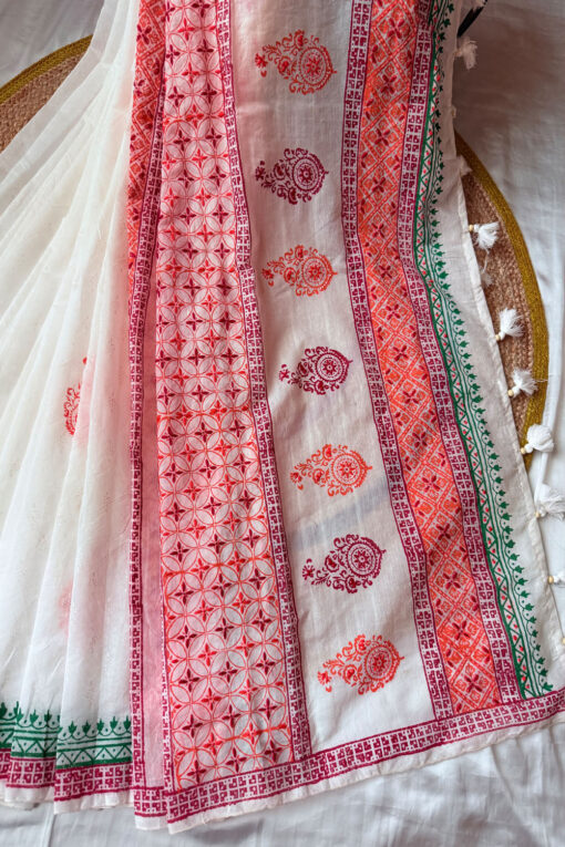 Shurvo | Handwork Blockprint Saree - Image 2