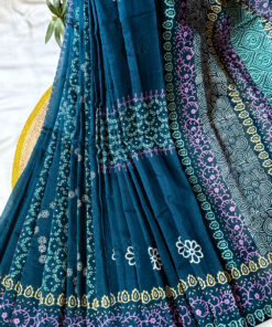 Shondhorjo | Cotton Silk Blockprint Saree