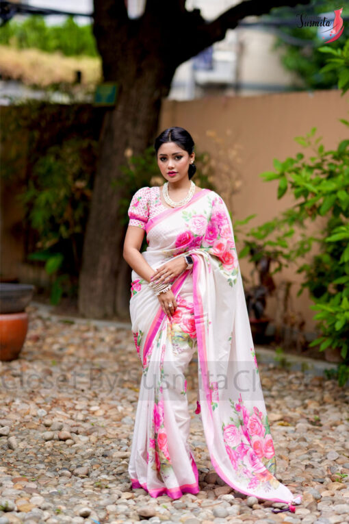 Golap | Susmita Glossy Silk Saree - Image 6