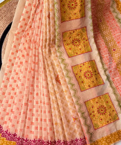 Sundori | Blockprint Embroidery Saree