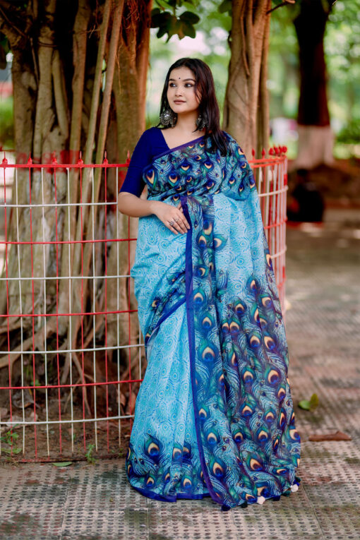 Akashi Peacock | Susmita Silk Saree - Image 5
