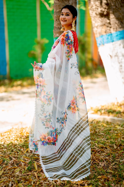 Rongdhonu  | Tangail Silk Saree - Image 5