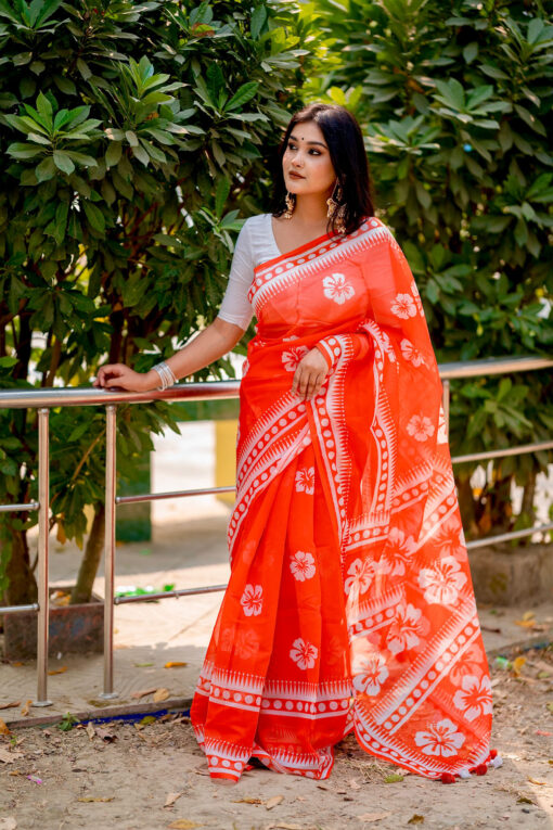 Joba | Tangail Silk Saree - Image 5