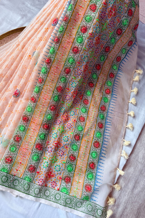 Bihari | Cotton Silk Blockprint Saree - Image 5