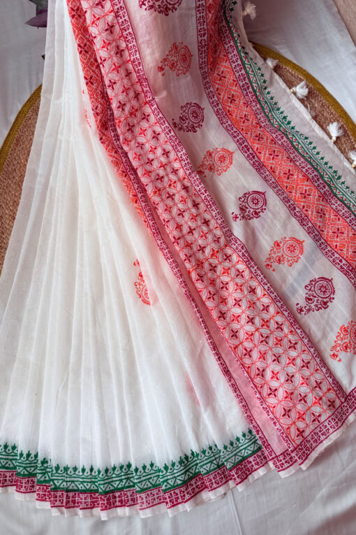 Shurvo | Handwork Blockprint Saree