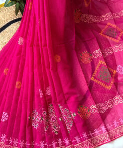 Queen | Cotton Silk Blockprint Saree