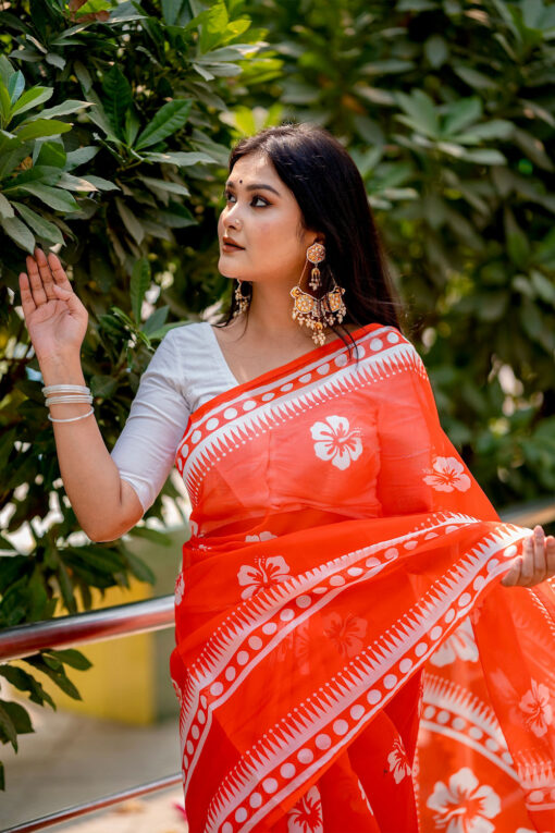 Joba | Tangail Silk Saree - Image 4