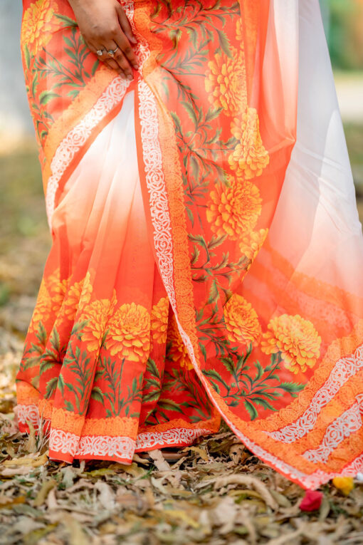 Gadha  | Tangail Silk Saree - Image 2