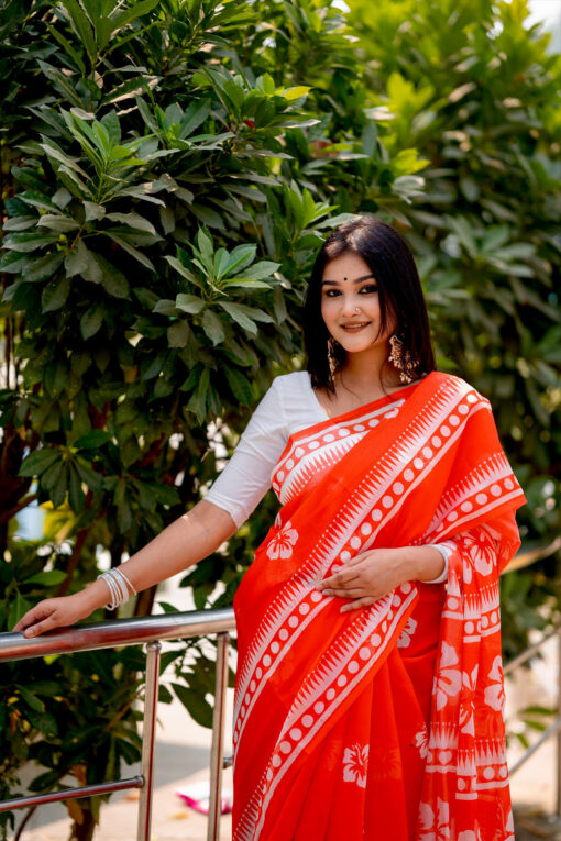 Joba | Tangail Silk Saree - Image 3