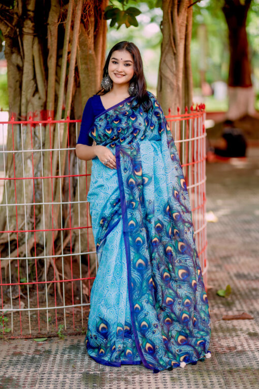 Akashi Peacock | Susmita Silk Saree