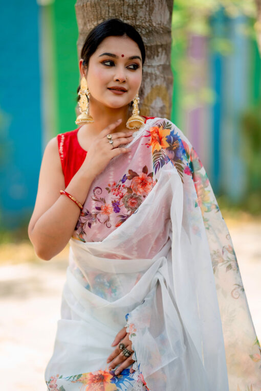 Rongdhonu  | Tangail Silk Saree - Image 2