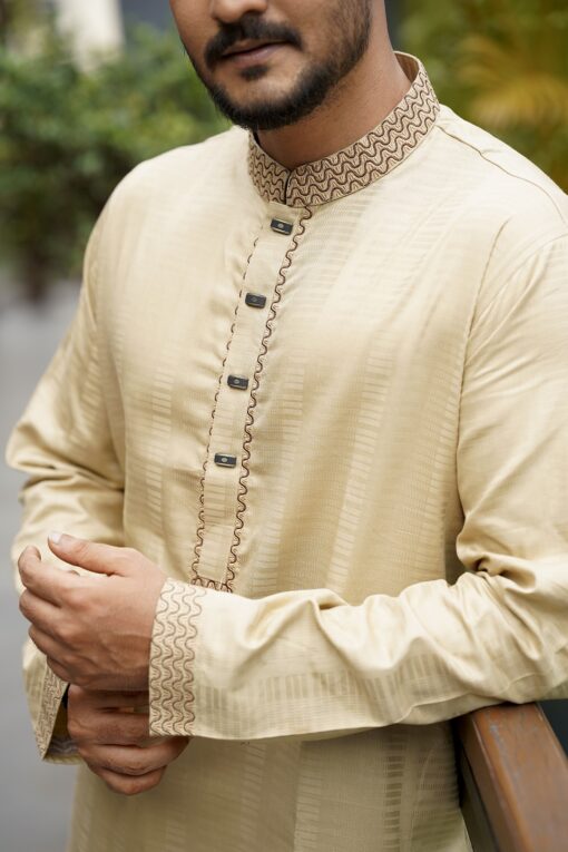 Light Brown Panjabi - Image 2